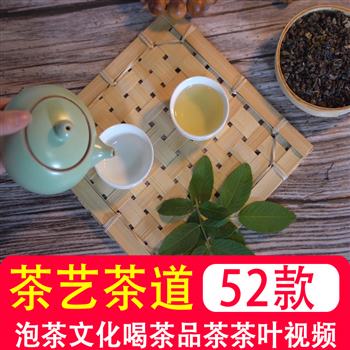 茶艺茶道泡茶文化喝茶品茶茶叶洗茶意境禅意自媒体短视频剪辑素材